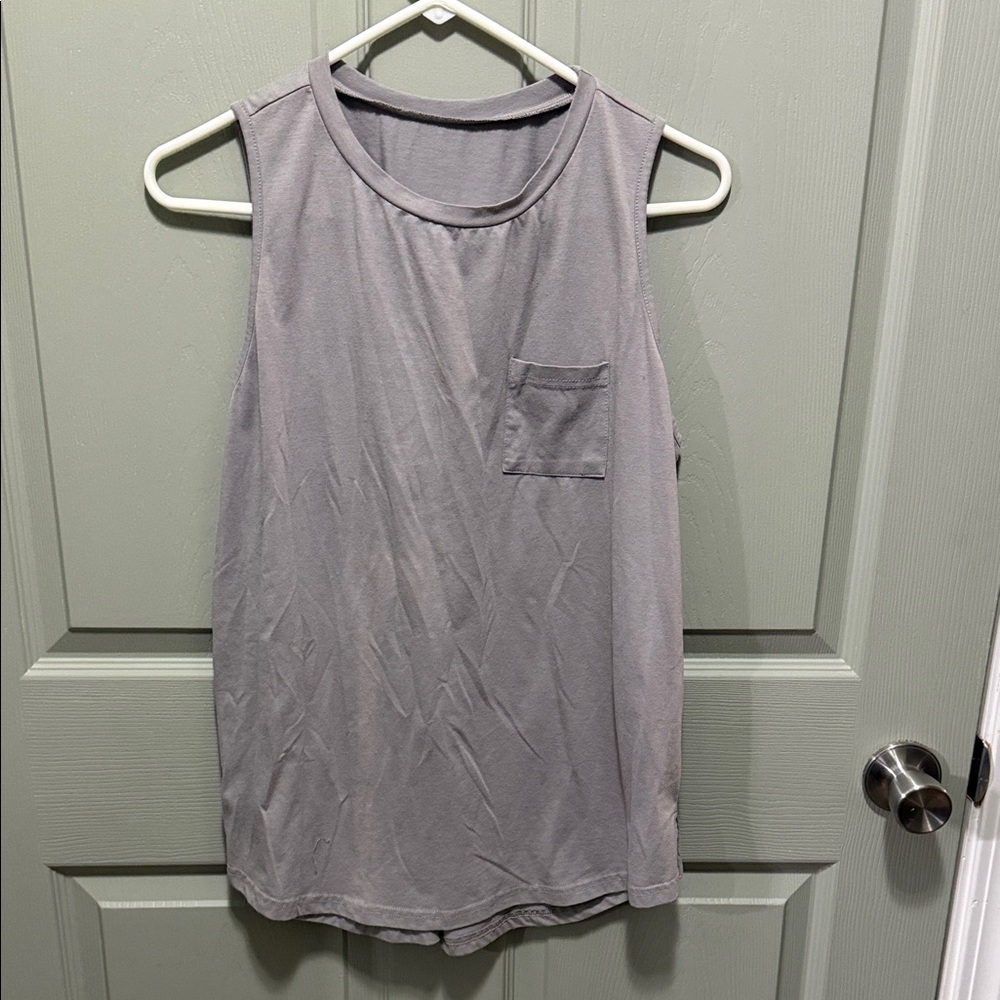 Gray Sleeveless Women's Top